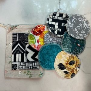 Reusable Flannel Eye Makeup Remover Pads